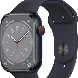 Apple Watch Serie 8 GPS + Cellular 41mm Mezzanotte Cassa in alluminio con cinturino