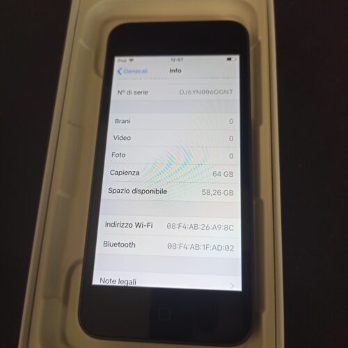Apple iPod Touch 6 generazione 64 GB colore nero - immagine 6